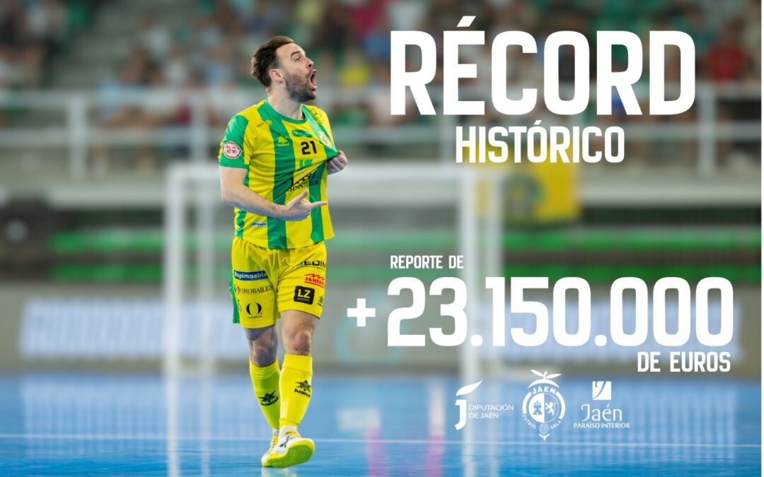 23,150 millones de retorno económico: el récord que convierte al Jaén Paraíso Interior FS en un escaparate nacional