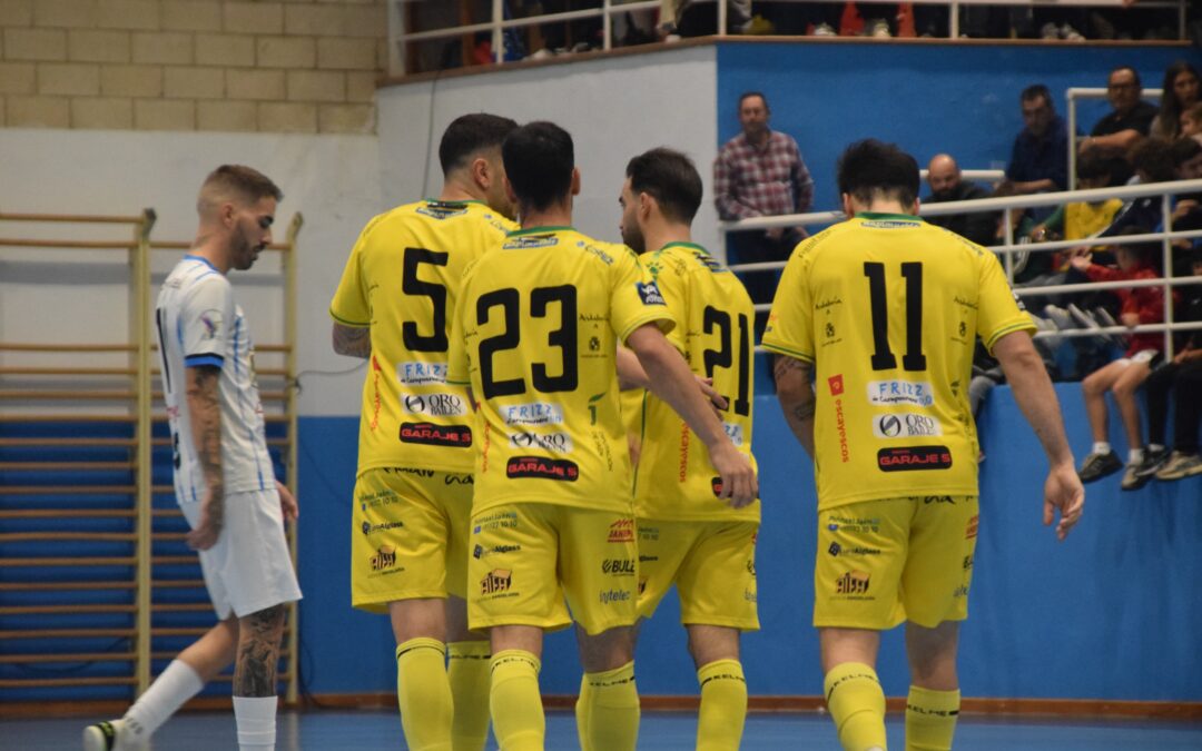 El Jaén Paraíso Interior FS acerca el amarillo de su afición hasta Vilches